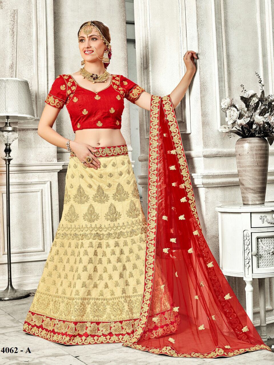 Rinky Lehenga Colours By Rinky 4059-a To 4063-h Series Indian Designer Beautiful Colorful Fancy Occasional Wear & Party Wear Bangalori Silk Lehengas At Wholesale Price