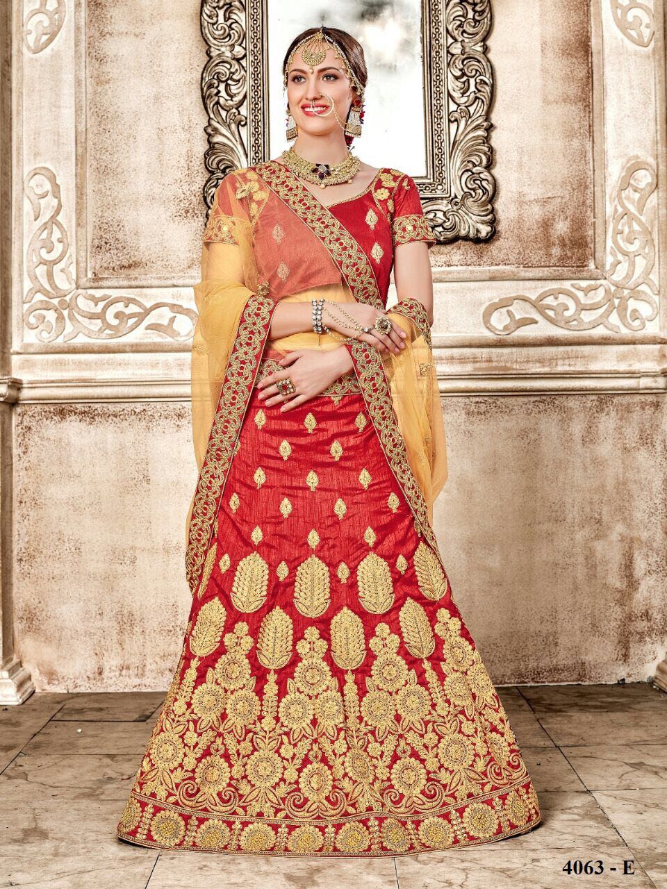 Rinky Lehenga Colours By Rinky 4059-a To 4063-h Series Indian Designer Beautiful Colorful Fancy Occasional Wear & Party Wear Bangalori Silk Lehengas At Wholesale Price