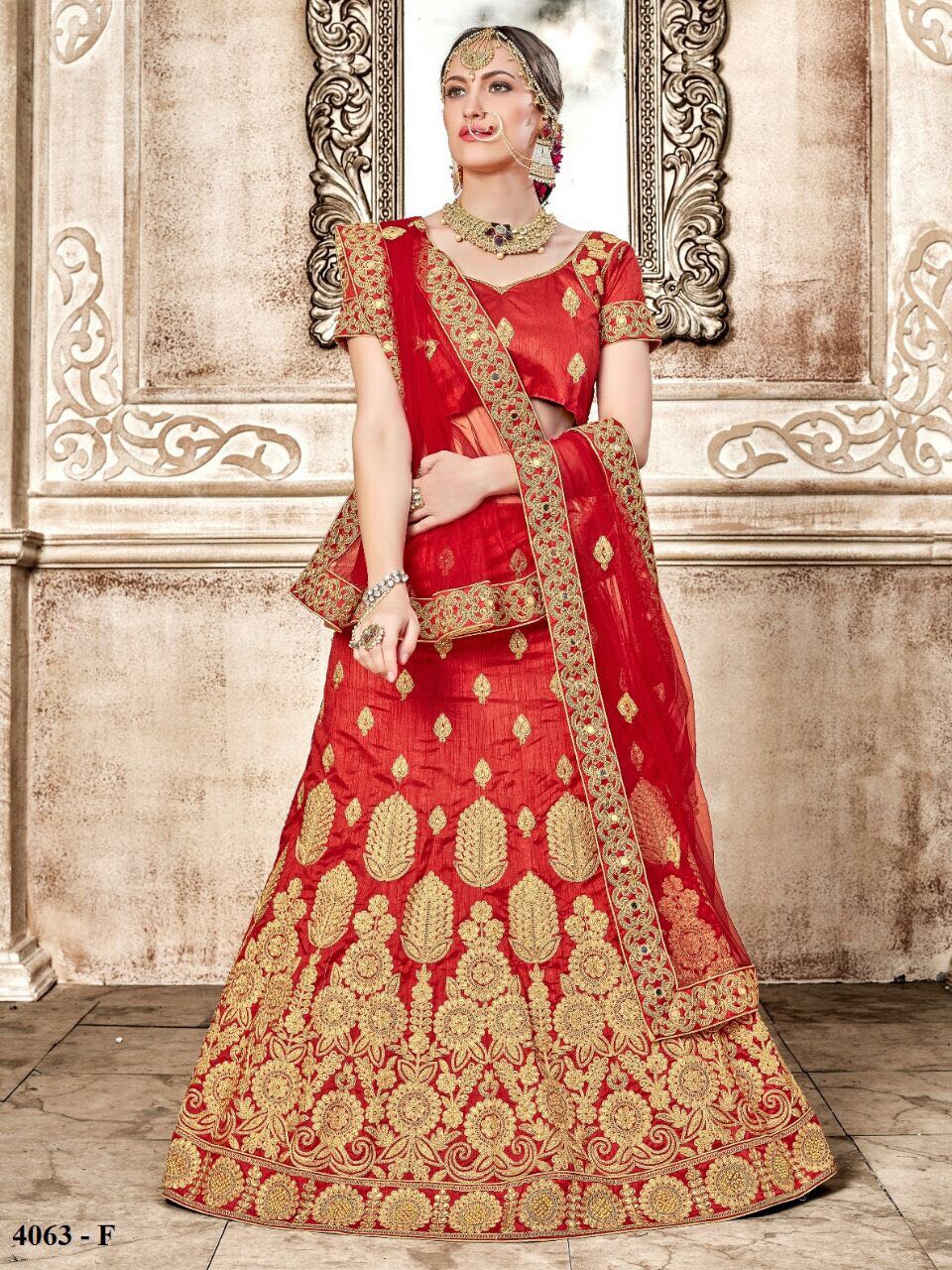 Rinky Lehenga Colours By Rinky 4059-a To 4063-h Series Indian Designer Beautiful Colorful Fancy Occasional Wear & Party Wear Bangalori Silk Lehengas At Wholesale Price