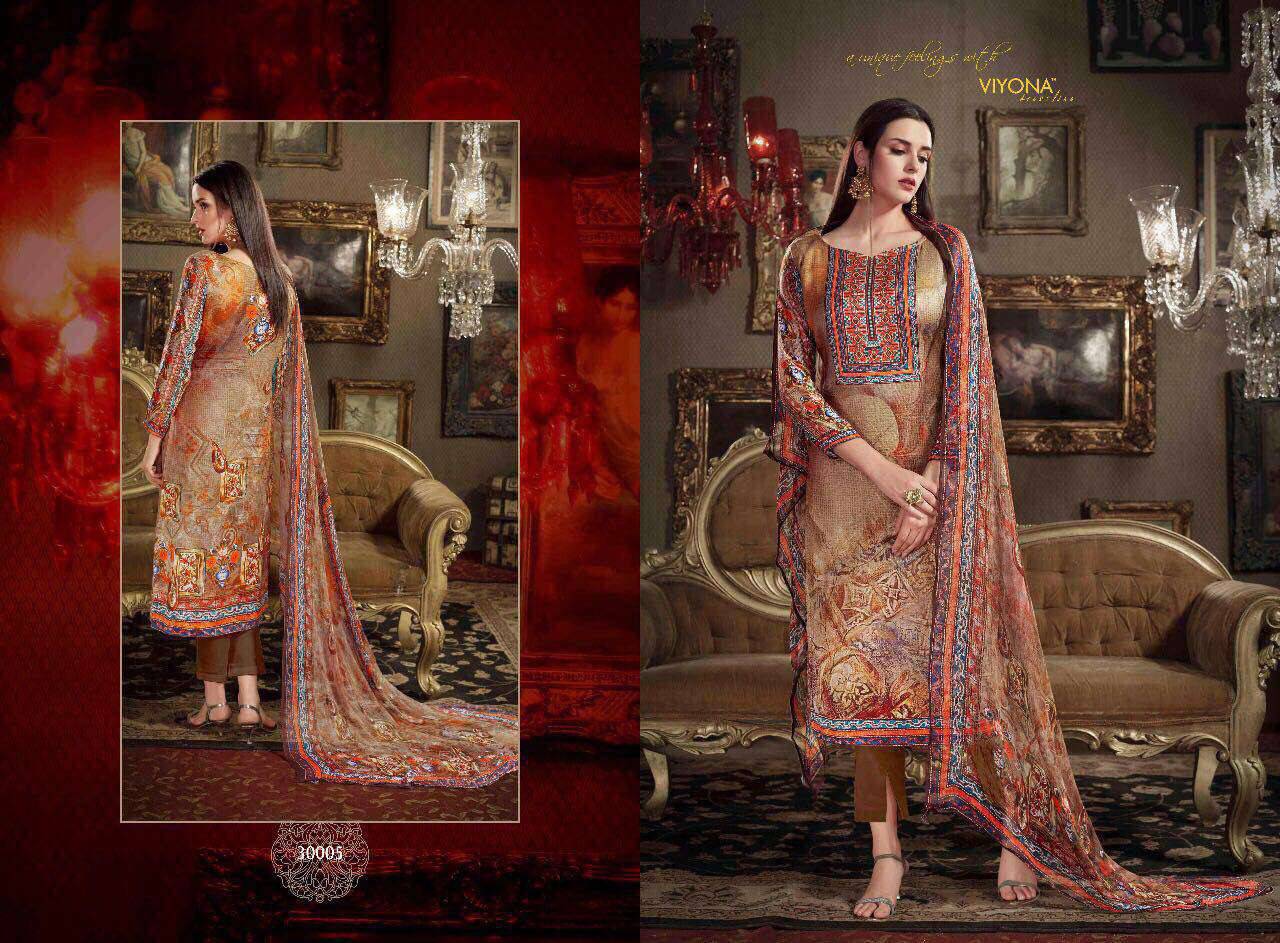 Romance By Viyona Dressline 30001 To 30008 Series Beautiful Pakistani Colorful Fancy Party Wear & Occasional Wear Pure Pashmina Printed Dresses At Wholesale Price