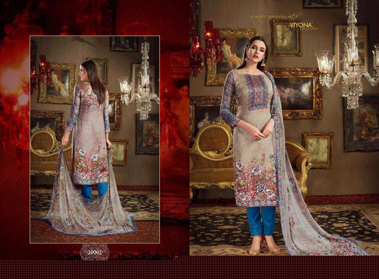 Romance By Viyona Dressline 30001 To 30008 Series Beautiful Pakistani Colorful Fancy Party Wear & Occasional Wear Pure Pashmina Printed Dresses At Wholesale Price