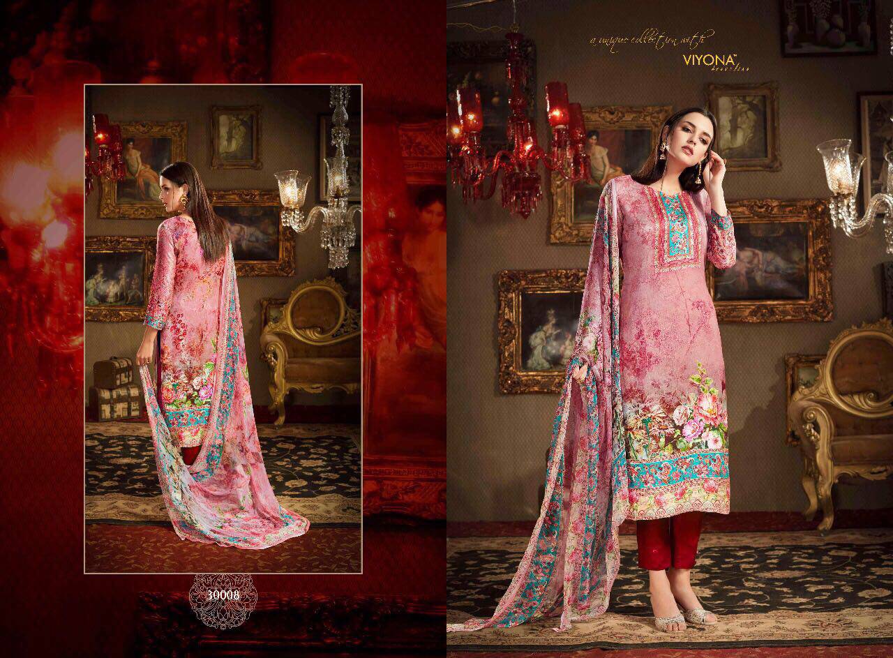 Romance By Viyona Dressline 30001 To 30008 Series Beautiful Pakistani Colorful Fancy Party Wear & Occasional Wear Pure Pashmina Printed Dresses At Wholesale Price