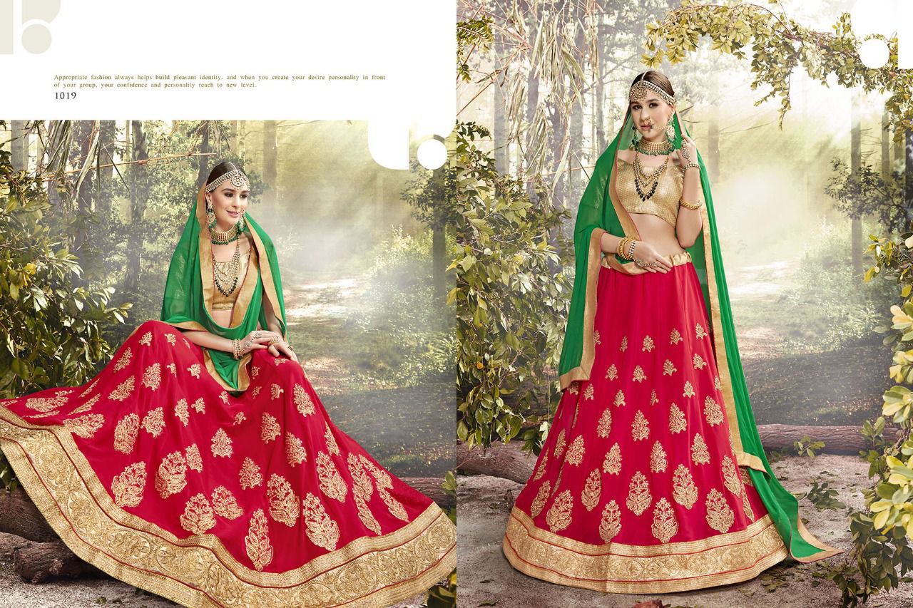 Royal Libaas By Riddhoo Fashion 1019 To 1026 Series Beautiful Stylish Fancy Colorful Designer Wedding Collection Party Wear & Occasional Wear Silk Embroidered Lehengas At Wholesale Price