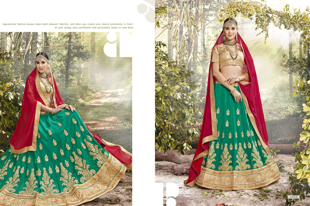 Royal Libaas By Riddhoo Fashion 1019 To 1026 Series Beautiful Stylish Fancy Colorful Designer Wedding Collection Party Wear & Occasional Wear Silk Embroidered Lehengas At Wholesale Price