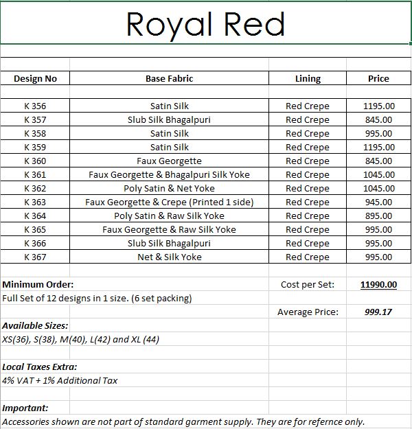 Royal Red By Eternal 356 To 367 Series Bollywood Beautiful Stylish Designer Embroidered Party Wear Ready To Wear Silk Gown At Wholesale Price