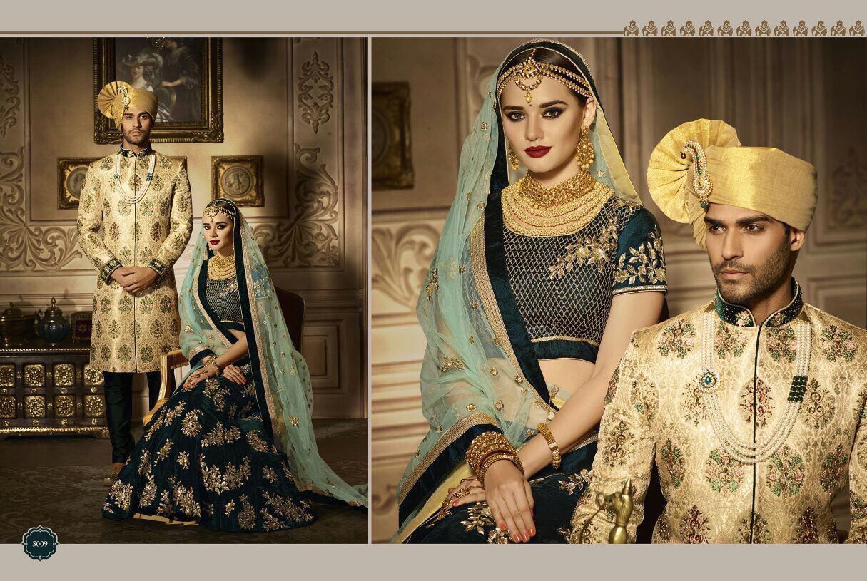 Royal Touch By Zikkra 5001 To 5011 Series Designer Beautiful Wedding Collection Occasional Wear & Party Wear Velvet & Bangalori Silk Lehengas At Wholesale Price