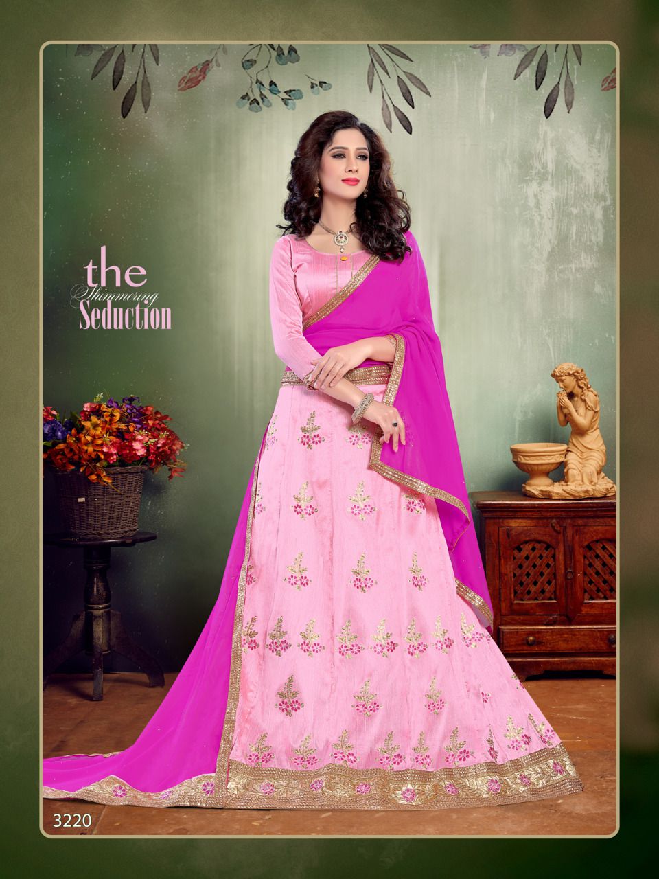 Ruhi By Sanskar Style 3217 To 3225 Series Designer Beautiful Colorful Fancy Wedding Collection Occasional Wear & Party Wear Mulberry Silk Lehengas At Wholesale Price