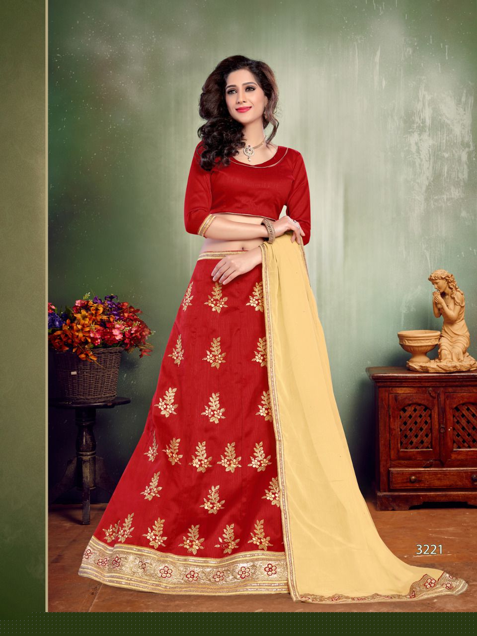 Ruhi By Sanskar Style 3217 To 3225 Series Designer Beautiful Colorful Fancy Wedding Collection Occasional Wear & Party Wear Mulberry Silk Lehengas At Wholesale Price