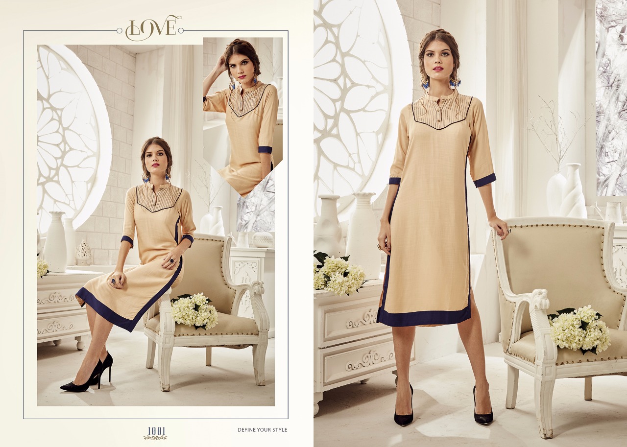 Ruhi By Yaazoo Fashion 1001 To 1010 Series Stylish Colorful Beautiful Fancy Ethnic Wear Casual Wear Rayon Printed & Embroidered Kurtis At Wholesale Price