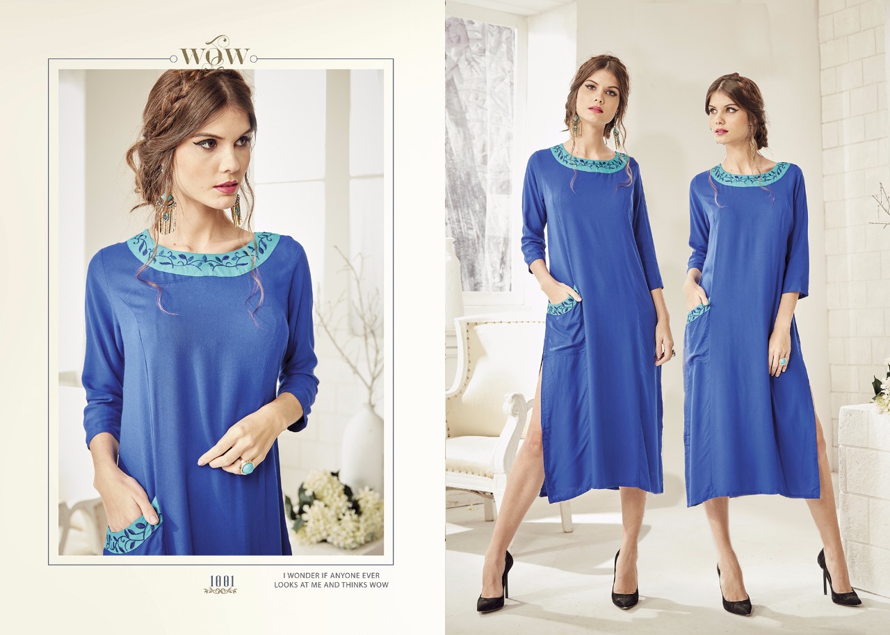 Ruhi By Yaazoo Fashion 1001 To 1010 Series Stylish Colorful Beautiful Fancy Ethnic Wear Casual Wear Rayon Printed & Embroidered Kurtis At Wholesale Price