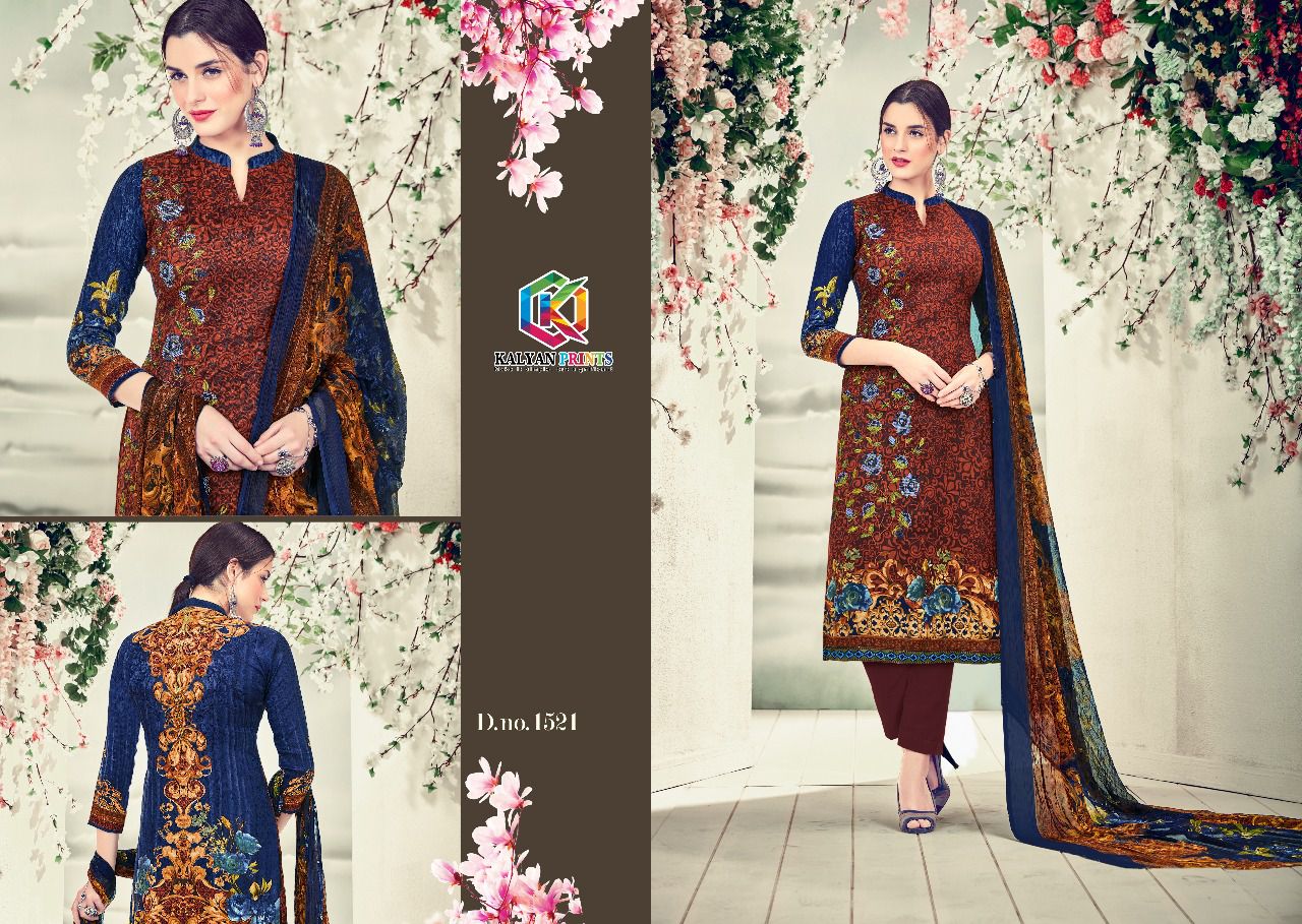 Sahida Vol-2 By Kalyan Prints 1513 To 1521 Series Pure Pashmina With Embroidery Beautiful Colorful Casual Wear & Winter Wear Printed Dresses At Wholesale Price