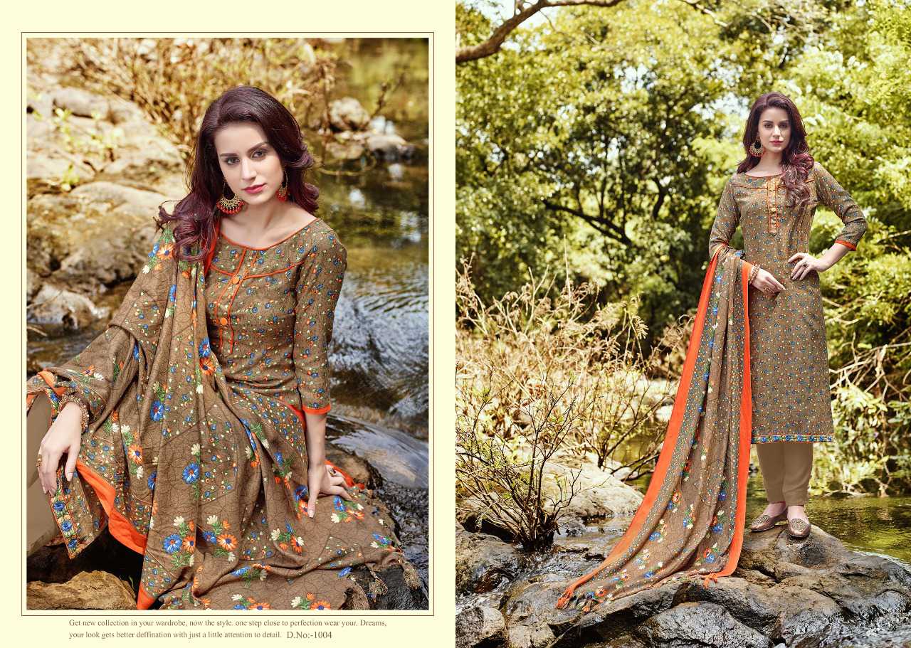 Sahira By K.vidhan Creation 1001 To 1006 Series Beautiful Pashmina Pakistani Suits With Embroidery & Print Colorful Party Wear & Occasional Wear Dobi Pashmina Dresses At Wholesale Price