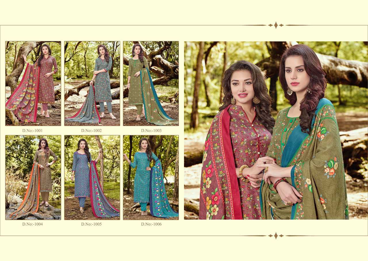 Sahira By K.vidhan Creation 1001 To 1006 Series Beautiful Pashmina Pakistani Suits With Embroidery & Print Colorful Party Wear & Occasional Wear Dobi Pashmina Dresses At Wholesale Price