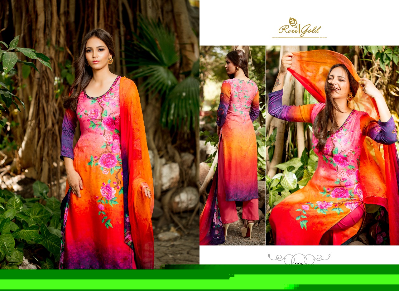 (sale)-arden By Rvee Gold 225 To 234 Series Pakistani Suits Beautiful Colorful Fancy Ethnic Wear & Party Wear Modal Silk Dresses At Wholesale Price