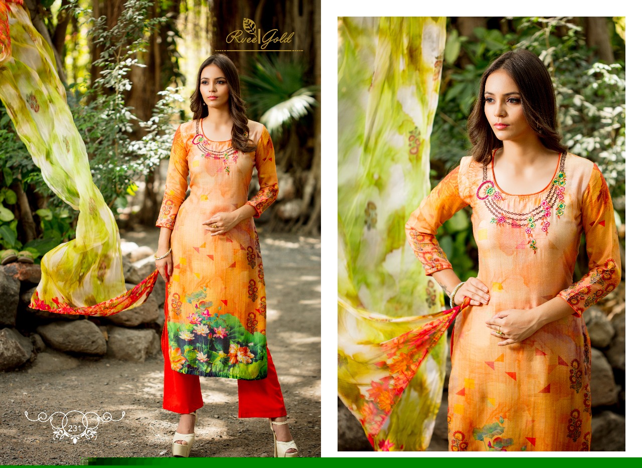 (sale)-arden By Rvee Gold 225 To 234 Series Pakistani Suits Beautiful Colorful Fancy Ethnic Wear & Party Wear Modal Silk Dresses At Wholesale Price