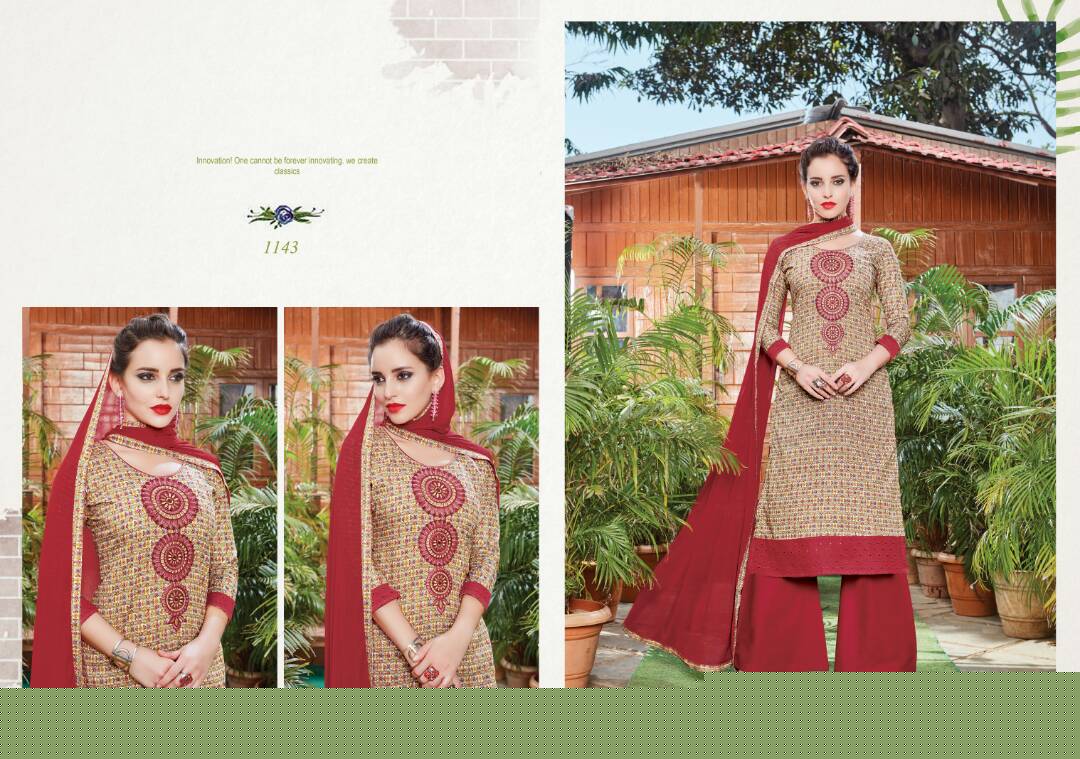 (sale)-nysa Vol-2 By Mag 1138 To 1145 Series Designer Pakistani Suits Beautiful Stylish Colorful Cambric Cotton Printed & Embroidered Cambric Cotton Dresses At Wholesale Price