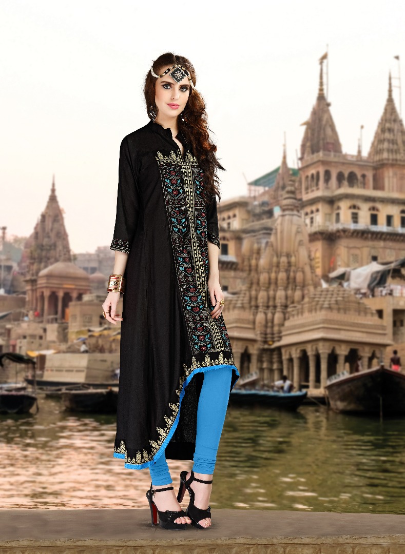 Shayana Vol-2 By Modesi 1011 To 1019 Series Indian Designer Beautiful Embroidered Fancy Casual Wear & Ready To Wear Kurtis At Wholesale Price