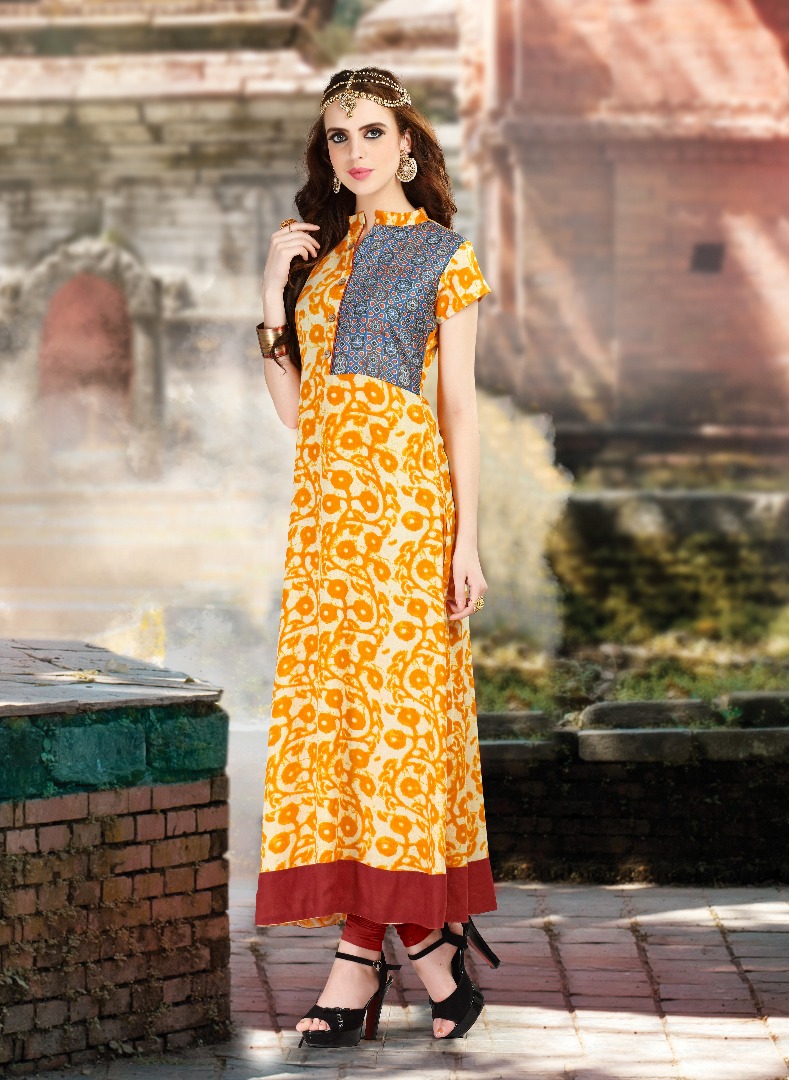 Shayana Vol-2 By Modesi 1011 To 1019 Series Indian Designer Beautiful Embroidered Fancy Casual Wear & Ready To Wear Kurtis At Wholesale Price