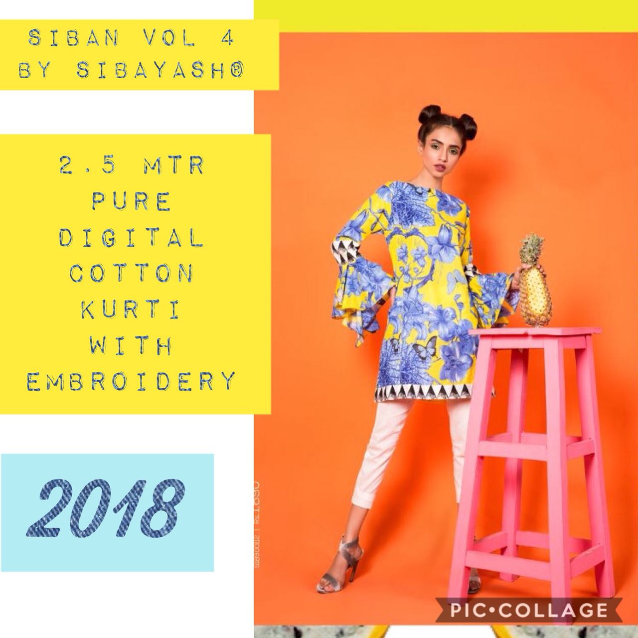 Siban Vol-4 2018 By Sibayash 1001 To 1007 Series Designer Stylish Fancy Beautiful Colorful Casual Wear & Ethnic Wear Digital Cotton Printed Kurtis At Wholesale Price