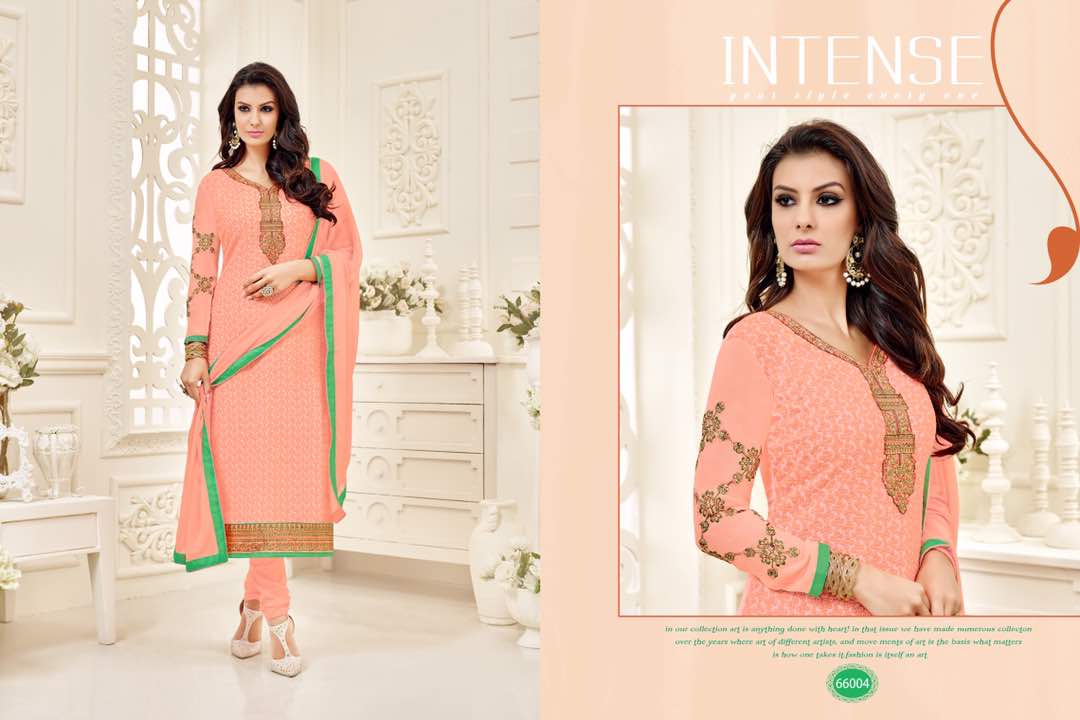 Sofiya By Assian Art 66001 To 66008 Series Designer Beautiful Colorful Fancy Party Wear & Occasional Wear Georgette Embroidered Dresses At Wholesale Price