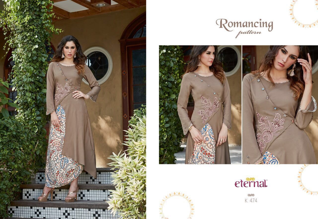 Star Light Vol-2 By Eternal 470 To 481 Series Designer Beautiful Fancy Stylish Colorful Party Wear & Ethnic Wear Georgette Kurtis At Wholesale Price