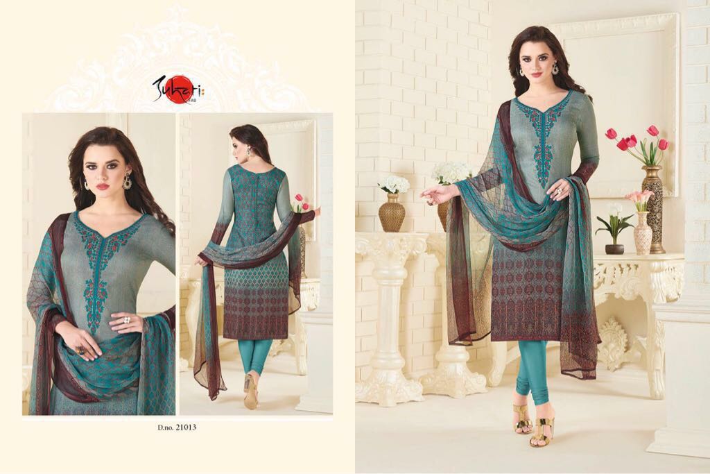 Suhati Vol-8 By Suhati Fab 21006 To 21014 Series Beautiful Colorful Stylish Winter Wear & Casual Wear Pure Pashmina Digital Printed With Embroidered Dresses At Wholesale Price