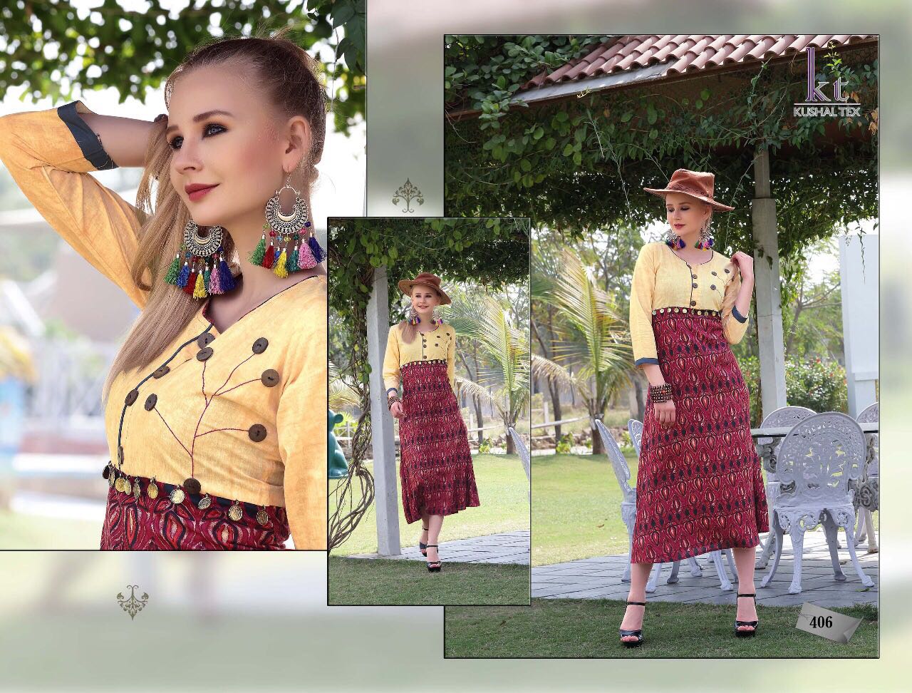 Sunshine By Kushal Tex 405 To 412 Series Stylish Fancy Beautiful Colorful Casual Wear & Ethnic Wear Heavy Fine Rayon Printed Kurtis At Wholesale Price