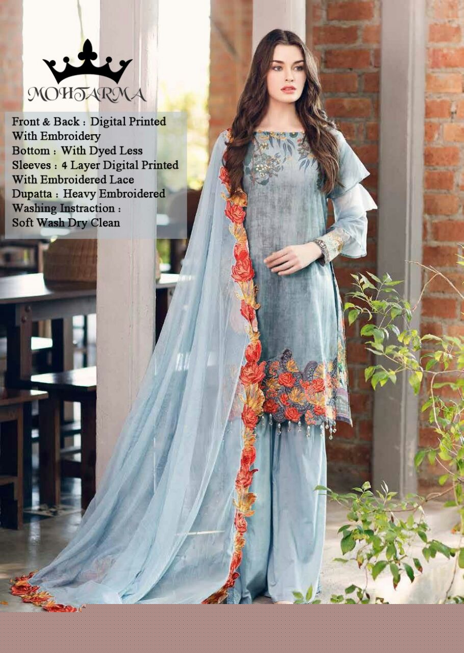 Taabiir By Mohtarma Fabrics 3w01 To 3w04 Series Designer Pakistani Suits With Beautiful Embroidered Work Colorful Party Wear & Ethnic Wear Faux Georgette Dresses At Wholesale Price