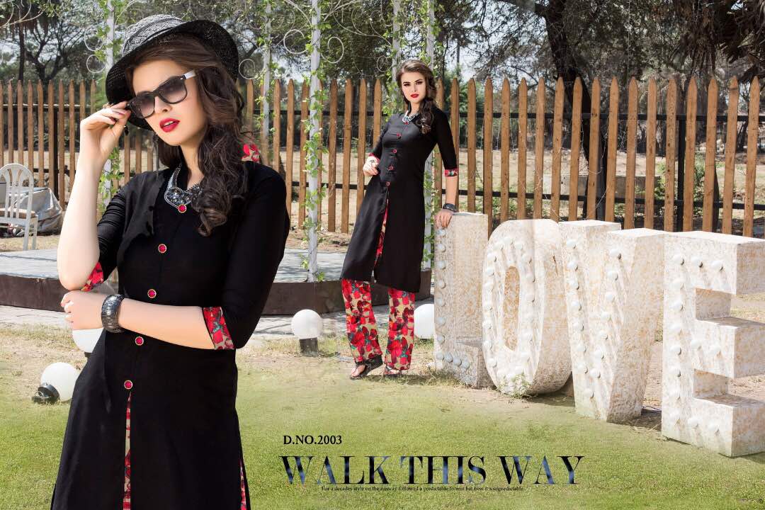 Touch-2 2001 To 2009 Series By Prime Beautiful Colourful Stylish Fancy Pretty Party Wear Casual Wear Occasional Wear Printed Reyon Kurti At Wholesale Price