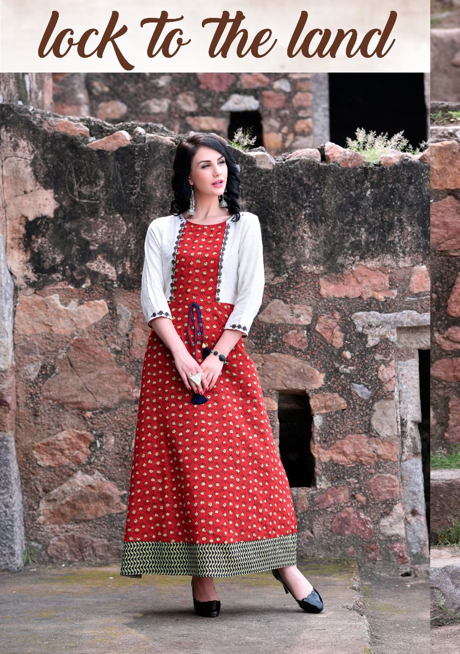 Trendy By Vesh 2901 To 2912 Series Stylish Beautiful Fancy Colorful Ethnic Wear & Casual Wear Cotton Printed Kurtis At Wholesale Price