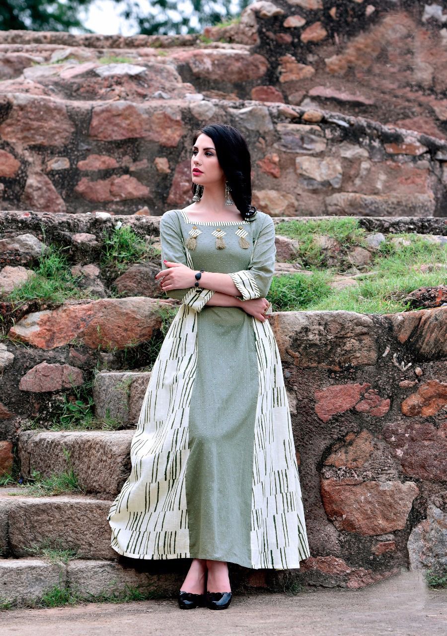 Trendy By Vesh 2901 To 2912 Series Stylish Beautiful Fancy Colorful Ethnic Wear & Casual Wear Cotton Printed Kurtis At Wholesale Price