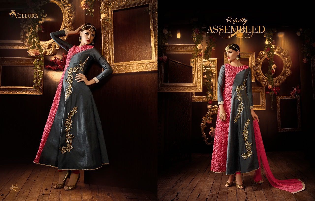 Vellora Vol-1 By Vellora Beautiful Stylish Designer Colorful Embroidered Occasional Wear & Party Wear Lehengas At Wholesale Price
