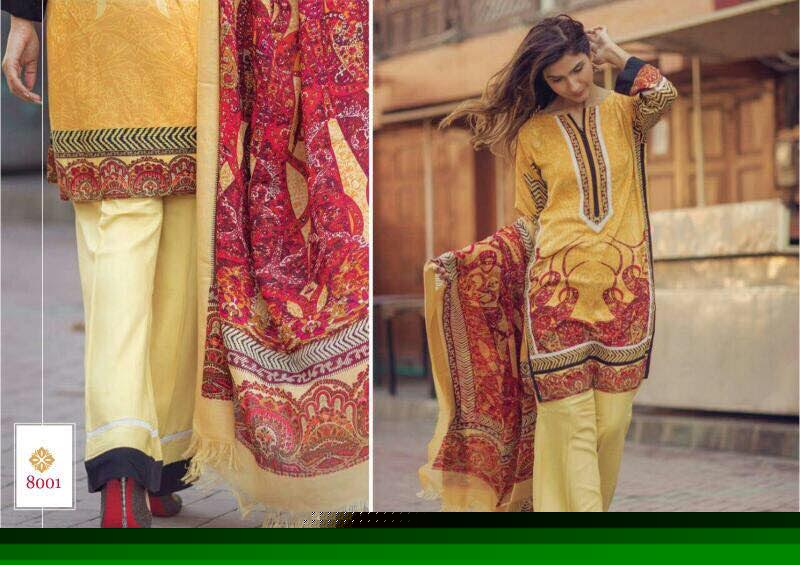 Vintage 8001 To 8008 Series By Kvc Beautiful Embroidered Stylish Colourful Party Wear Occasional Wear Casual Wear Printed Cotton Dresses At Wholesale Price