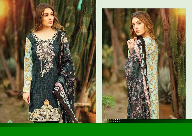 Vintage 8001 To 8008 Series By Kvc Beautiful Embroidered Stylish Colourful Party Wear Occasional Wear Casual Wear Printed Cotton Dresses At Wholesale Price