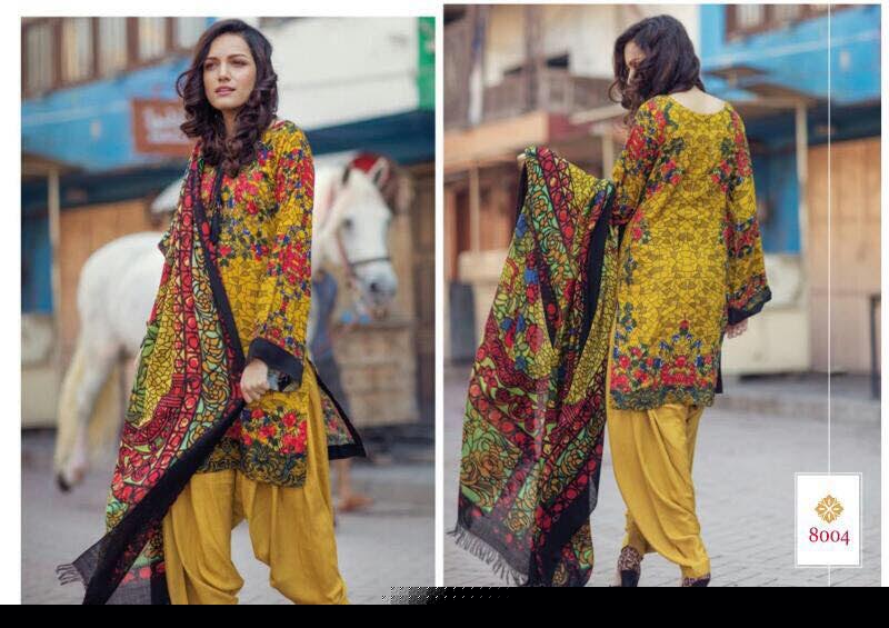 Vintage 8001 To 8008 Series By Kvc Beautiful Embroidered Stylish Colourful Party Wear Occasional Wear Casual Wear Printed Cotton Dresses At Wholesale Price
