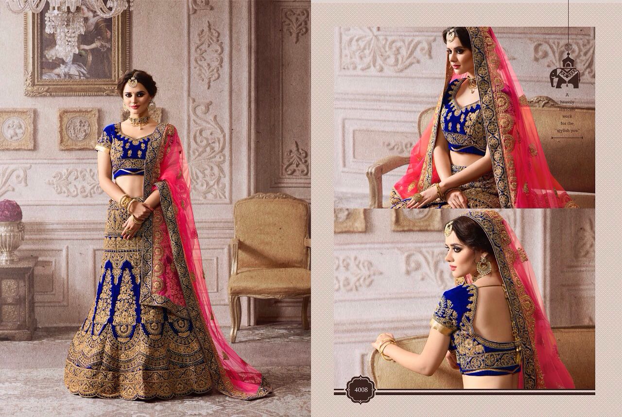 Zikkra Lehenga Vol-2 By Zikkra 4001 To 4011 Series Designer Beautiful Wedding Collection Heavy Embroidery Work Occasional Wear Naylon Satin & Velvet Lehengas At Wholesale Price