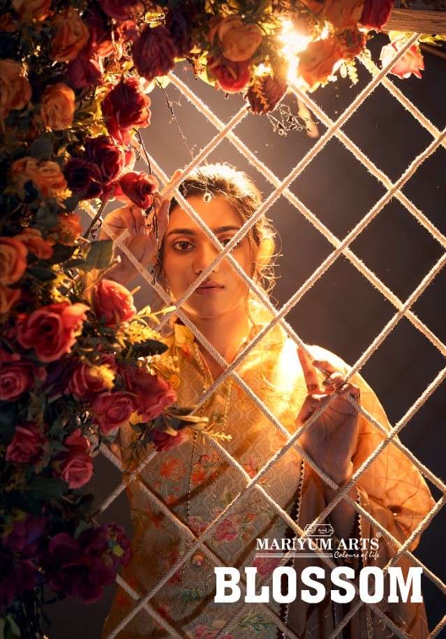 BLOSSOM BY MARIYUM ARTS 3001 TO 3008 SERIES BEAUTIFUL STYLISH SUITS FANCY COLORFUL CASUAL WEAR & ETHNIC WEAR & READY TO WEAR COTTON PRINT DRESSES AT WHOLESALE PRICE
