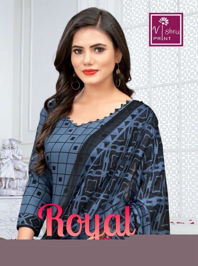 ROYAL PATIYALA BY VISHNU PRINTS 8025 TO 8036 SERIES BEAUTIFUL SUITS STYLISH FANCY COLORFUL PARTY WEAR & OCCASIONAL WEAR CREPE PRINT DRESSES AT WHOLESALE PRICE