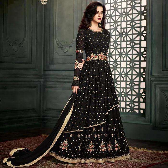VIDHISHA HIT DESIGN 31006 BY ARIHANT DESIGNER ANARKALI SUITS BEAUTIFUL STYLISH FANCY COLORFUL PARTY WEAR & OCCASIONAL WEAR APPLE GEORGETTE DRESSES AT WHOLESALE PRICE