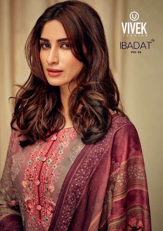 IBADAT VOL-6 BY VIVEK FASHION 501 TO 505 SERIES BEAUTIFUL STYLISH SHARARA SUITS FANCY COLORFUL CASUAL WEAR & ETHNIC WEAR & READY TO WEAR FANCY DRESSES AT WHOLESALE PRICE