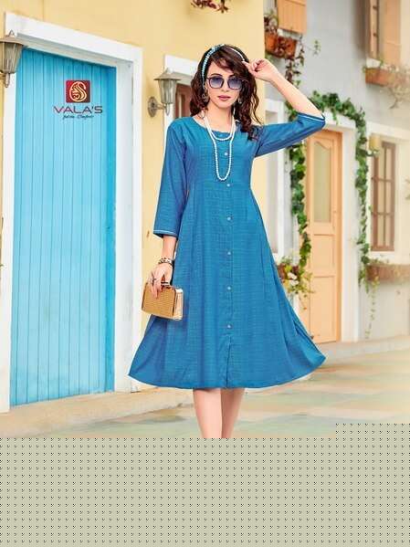 LOVELY BY VALAS 7484 TO 7491 SERIES DESIGNER STYLISH FANCY COLORFUL BEAUTIFUL PARTY WEAR & ETHNIC WEAR COLLECTION RAYON DOBBY KURTIS AT WHOLESALE PRICE
