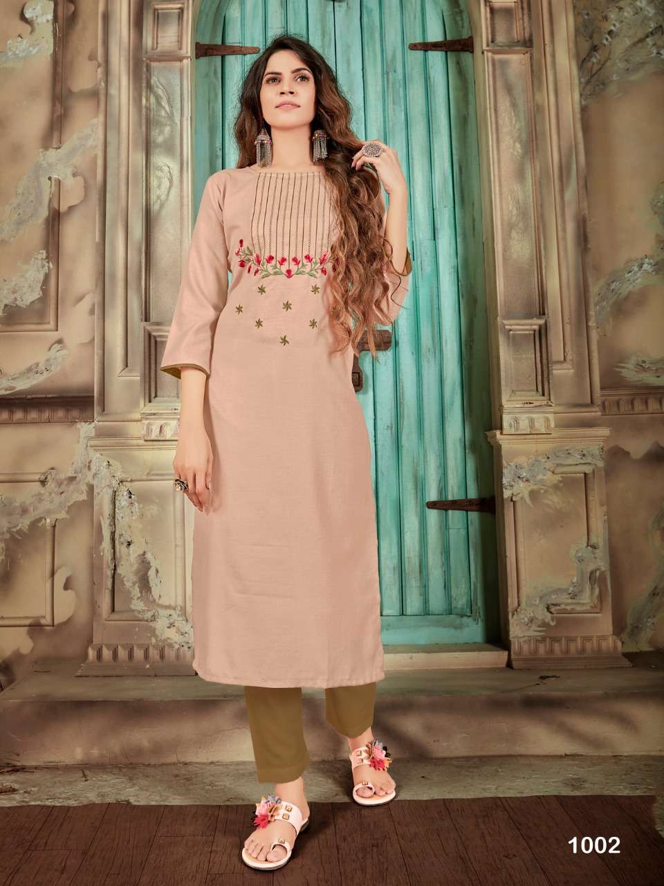 LIGHT BY SYASII 1001 TO 1010 SERIES DESIGNER STYLISH FANCY COLORFUL BEAUTIFUL PARTY WEAR & ETHNIC WEAR COLLECTION GALAXY COTTON KURTIS AT WHOLESALE PRICE