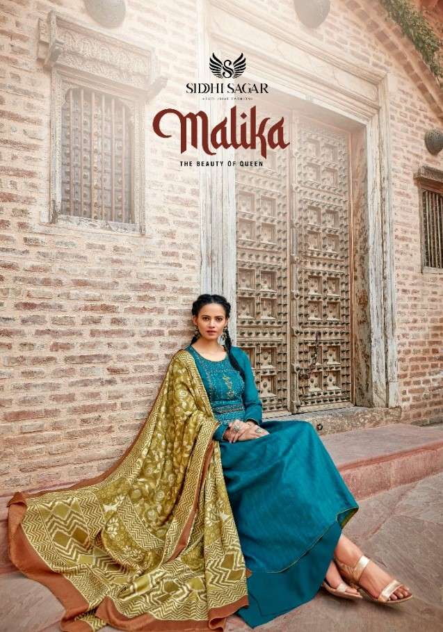 MALIKA BY SIDDHI SAGAR 21101 TO 21108 SERIES BEAUTIFUL STYLISH SHARARA SUITS FANCY COLORFUL CASUAL WEAR & ETHNIC WEAR & READY TO WEAR PURE JAM SATIN PRINTED DRESSES AT WHOLESALE PRICE