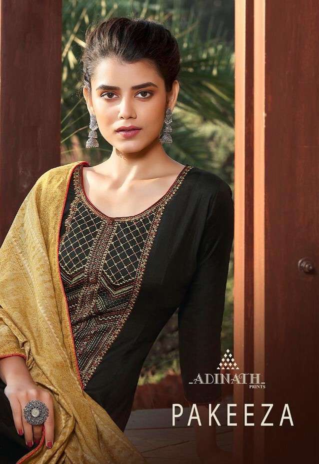 PAKEEZA BY ADINATH PRINTS 1001 TO 1006 SERIES BEAUTIFUL STYLISH SUITS FANCY COLORFUL CASUAL WEAR & ETHNIC WEAR & READY TO WEAR HEAVY JAM COTTON EMBROIDERED DRESSES AT WHOLESALE PRICE