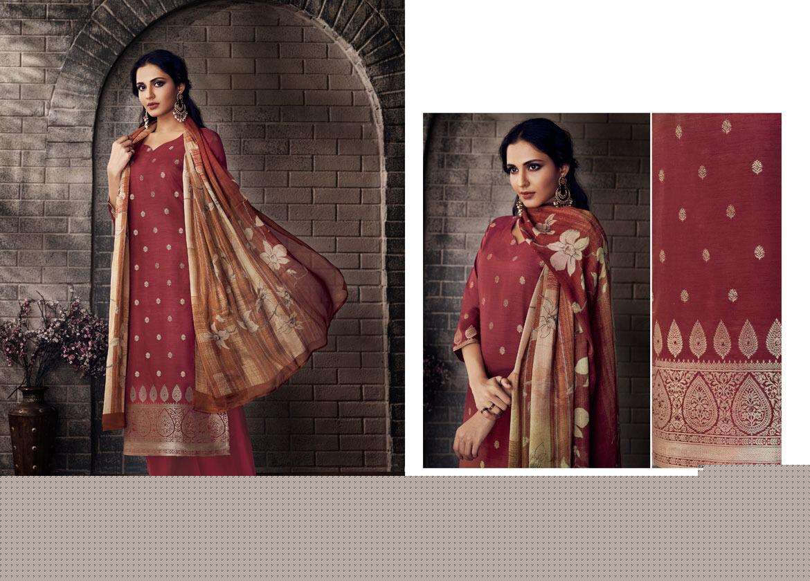 AANYA BY VARINA 61 TO 67 SERIES BEAUTIFUL SUITS COLORFUL STYLISH FANCY CASUAL WEAR & ETHNIC WEAR BANARASI JACQUARD WITH HANDWORK DRESSES AT WHOLESALE PRICE