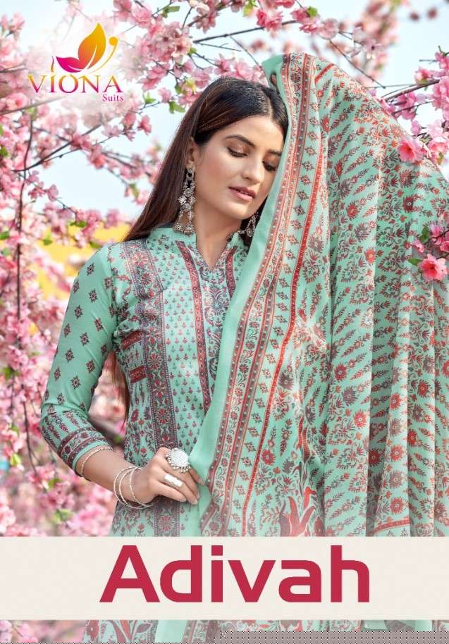 ADIVAH BY VIONA SUITS 1001 TO 1008 SERIES BEAUTIFUL SUITS COLORFUL STYLISH FANCY CASUAL WEAR & ETHNIC WEAR PURE POLY JAM COTTON DIGITAL PRINT DRESSES AT WHOLESALE PRICE