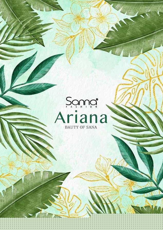 ARIANA BY SANNA FASHION 3721 TO 3730 SERIES BEAUTIFUL SUITS COLORFUL STYLISH FANCY CASUAL WEAR & ETHNIC WEAR PURE COTTON LAWN DIGITAL PRINT WITH FANCY WORK DRESSES AT WHOLESALE PRICE