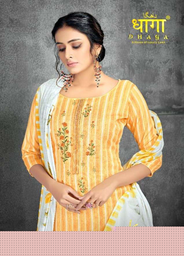 KIARA BY DHAGA 2501 TO 2506 SERIES BEAUTIFUL SUITS COLORFUL STYLISH FANCY CASUAL WEAR & ETHNIC WEAR LINEN DIGITAL PRINT EMBROIDERED DRESSES AT WHOLESALE PRICE