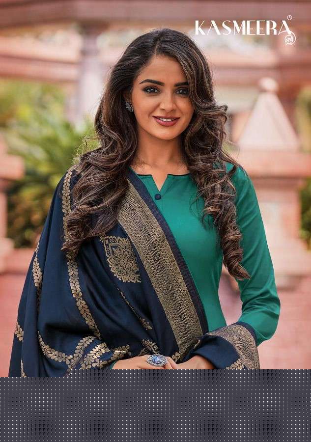 RANGEEN VOL-2 BY KASMEERA 1017 TO 1024 SERIES BEAUTIFUL SUITS STYLISH FANCY COLORFUL PARTY WEAR & ETHNIC WEAR CHINNON/PARAMPARA SILK WITH WORK DRESSES AT WHOLESALE PRICE