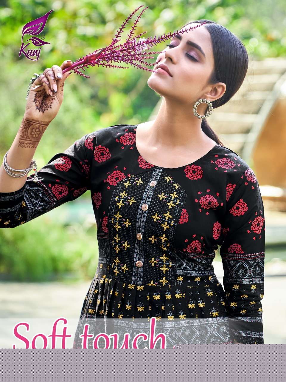 SOFT TOUCH VOL-1 BY KUNJ 101 TO 108 SERIES DESIGNER STYLISH FANCY COLORFUL BEAUTIFUL PARTY WEAR & ETHNIC WEAR COLLECTION COTTON MAL MAL KURTIS AT WHOLESALE PRICE